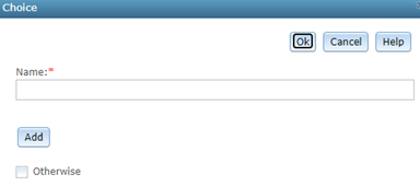 Choice window Choice window